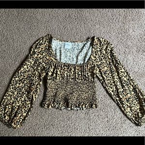 Leopard print long sleeve